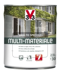 Smalto speciale multi-materiale 4 in 1 - nero ral 9005 - 2,5 litri